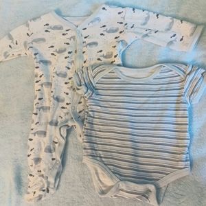 Baby boy  onesie and pajama set